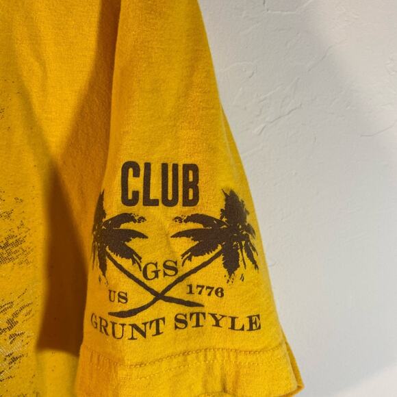 Grunt Style Yellow Tee Shirt Size XX Large - Picture 5 of 7